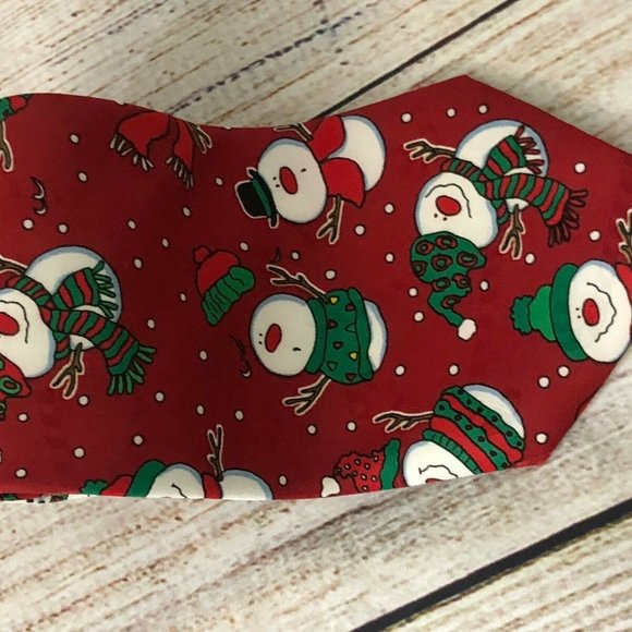 Hallmark Snowman Ugly‎ Christmas Neck Tie Party - Picture 6 of 8